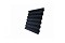 Профнастил С21R Grand Line 0,5 GreenCoat Pural BT RR 23 темно-серый (RAL 7024 мокрый асфальт)