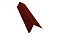 Планка торцевая 80х100 0,5 GreenCoat Pural Matt RR 29 красный (RAL 3009 оксидно-красный)