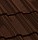 Керамическая черепица Nelskamp F 12, Коричневый глянцевый